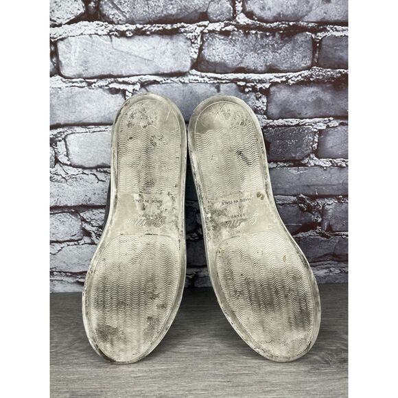 Goodman Brand Edge Charcoal Suede Casual Lace Low Top Sneakers Men Sz 42EU/9M US - Picture 8 of 16